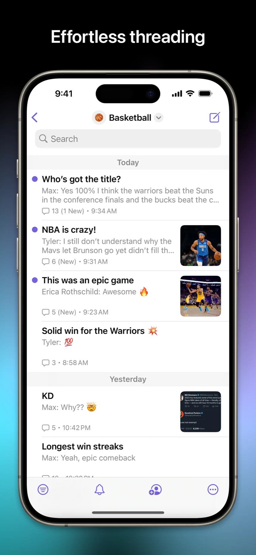 Effortless threading